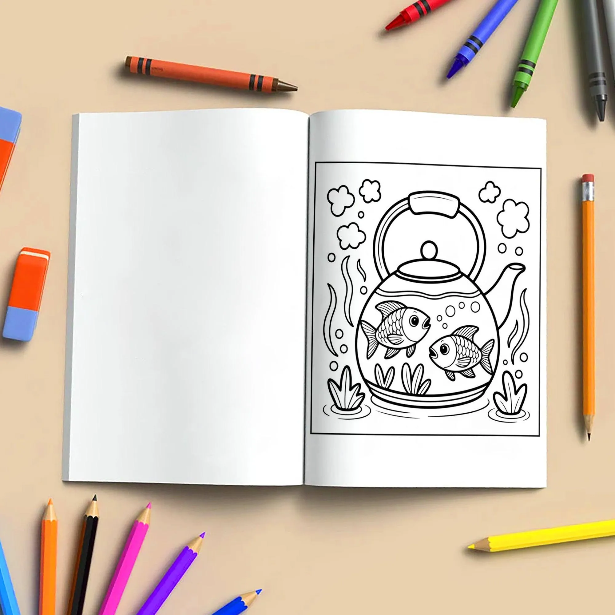 Celestial Kids of the Zodiac Coloring Pages – 48 Pages – Whimsical Star Sign Adventures for Children - image 4