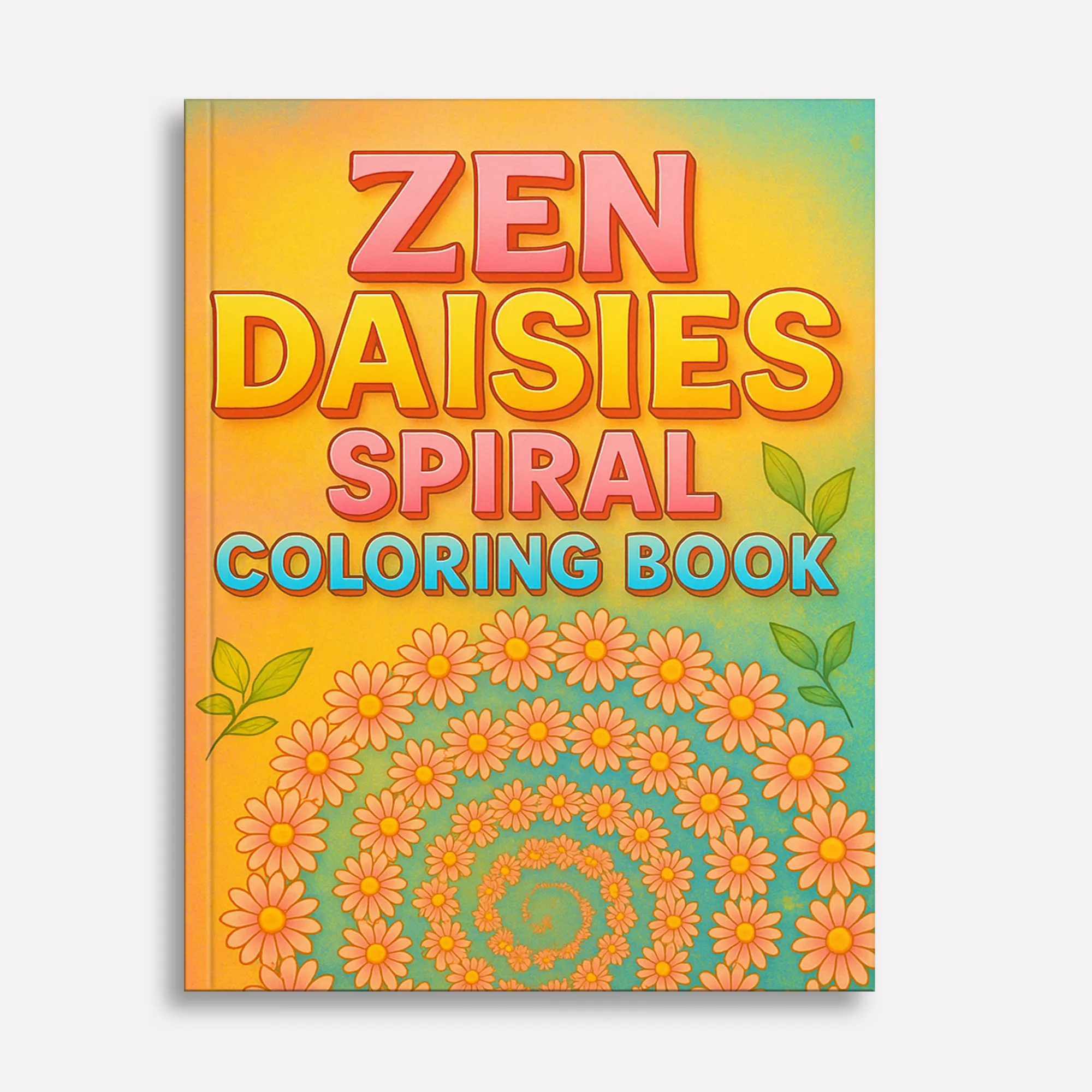 Zen Daisies Spiral – Flower Coloring Pages – 48 Pages – Meditative, Botanical, Mindful Patterns – For Adults - image 2