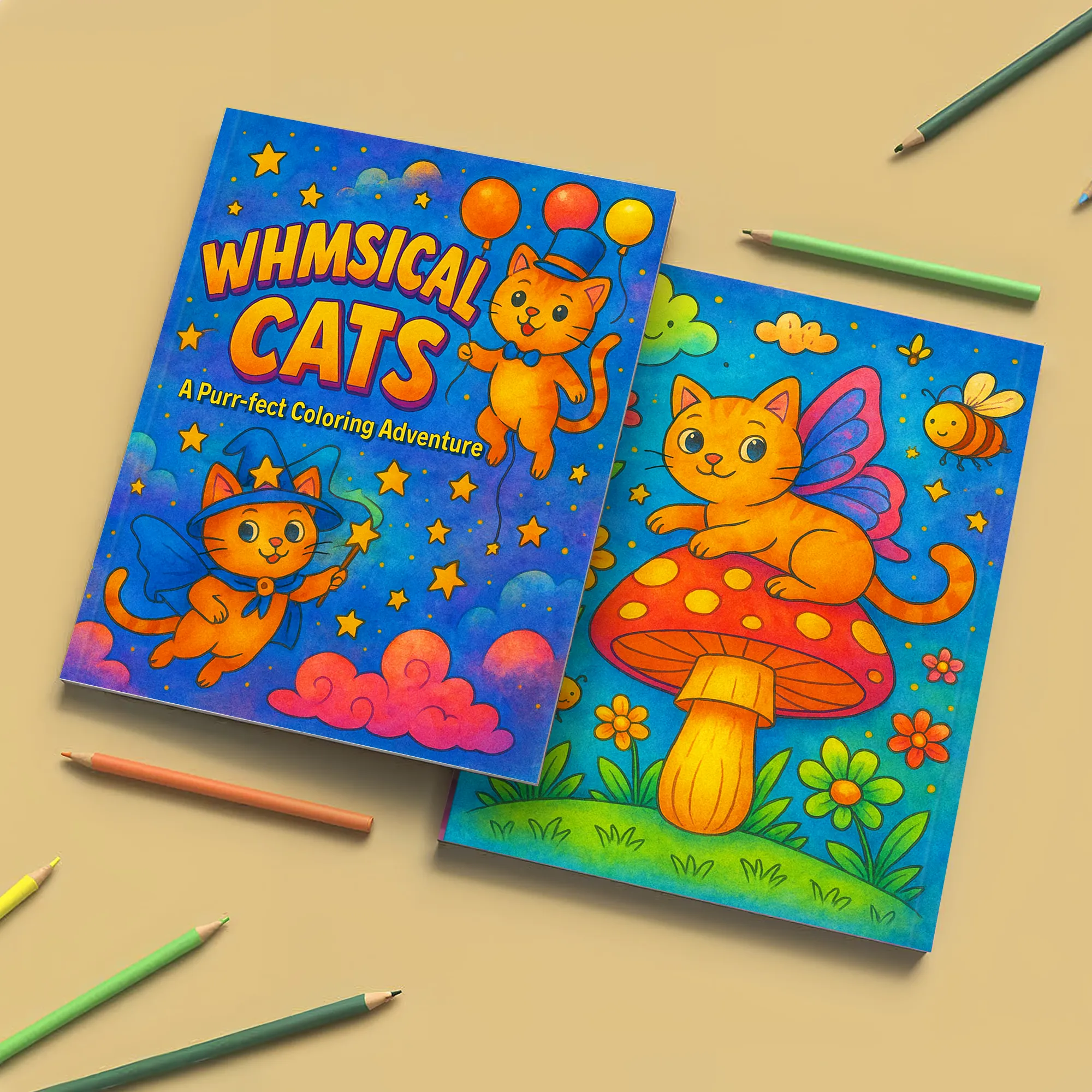 Whimsical Cat Coloring Book – Relaxing & Imaginative Artwork for All Ages - image 7