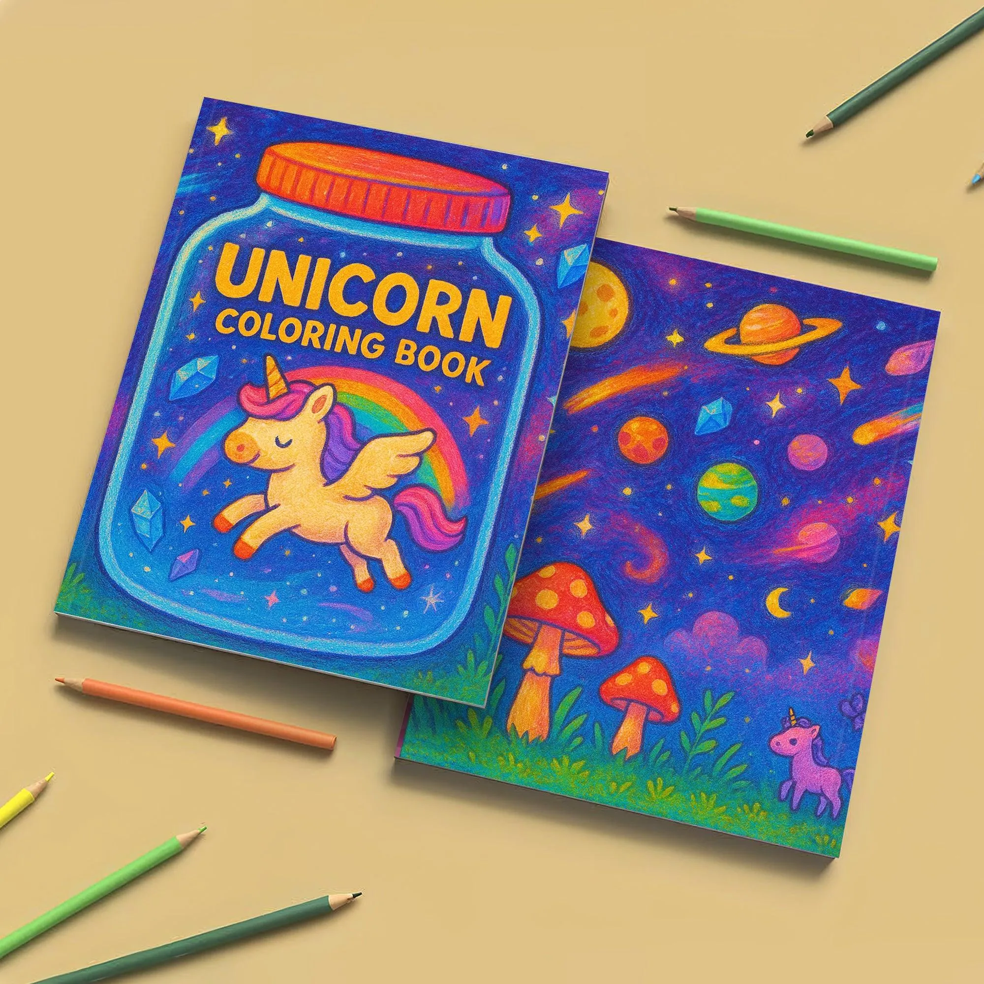 Kawaii Unicorn Coloring Book – Cute Magical Creatures in Glass Jars - image 7