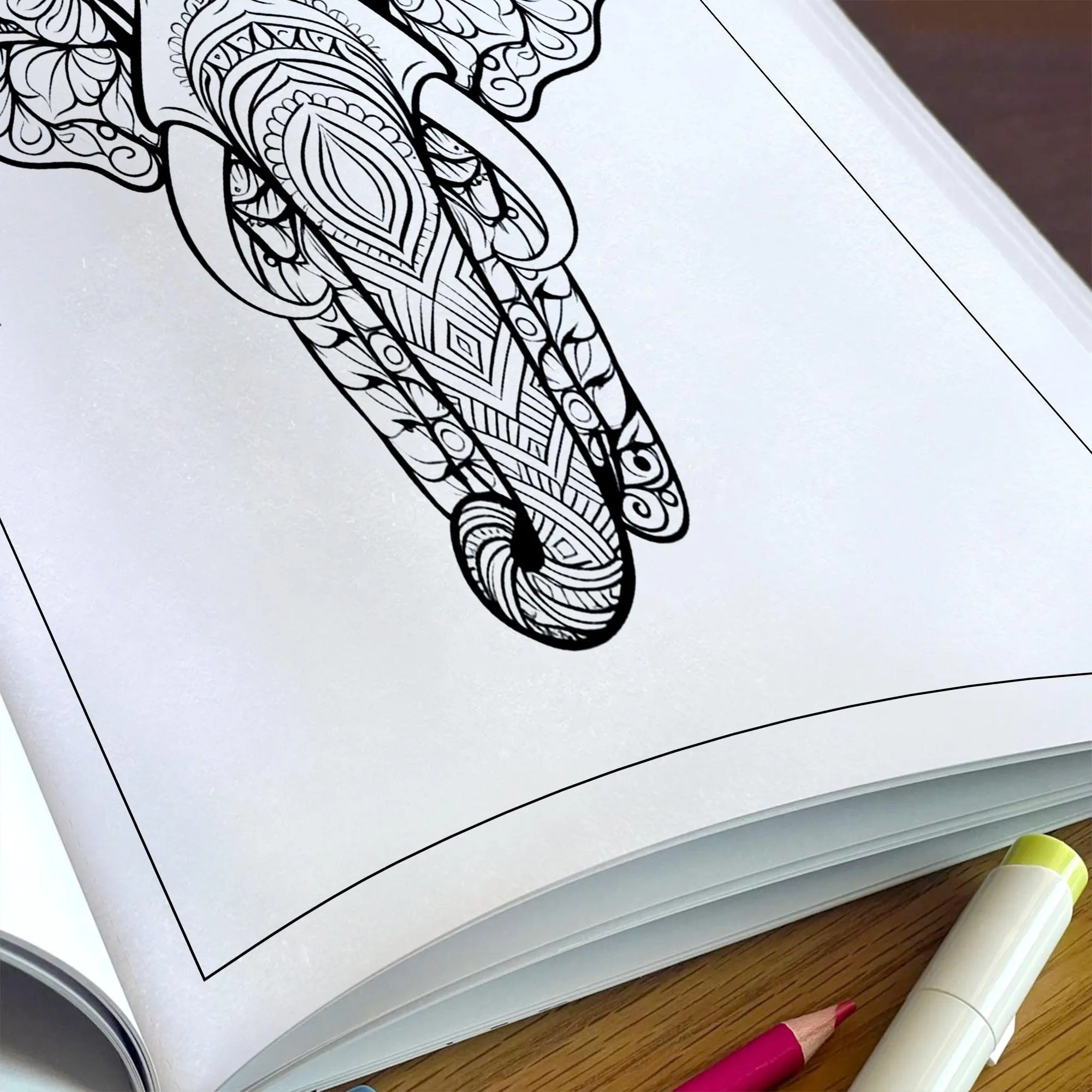 Majestic Elephant Mandalas Coloring Pages – 48 Intricate Animal Designs for Adults - image 5