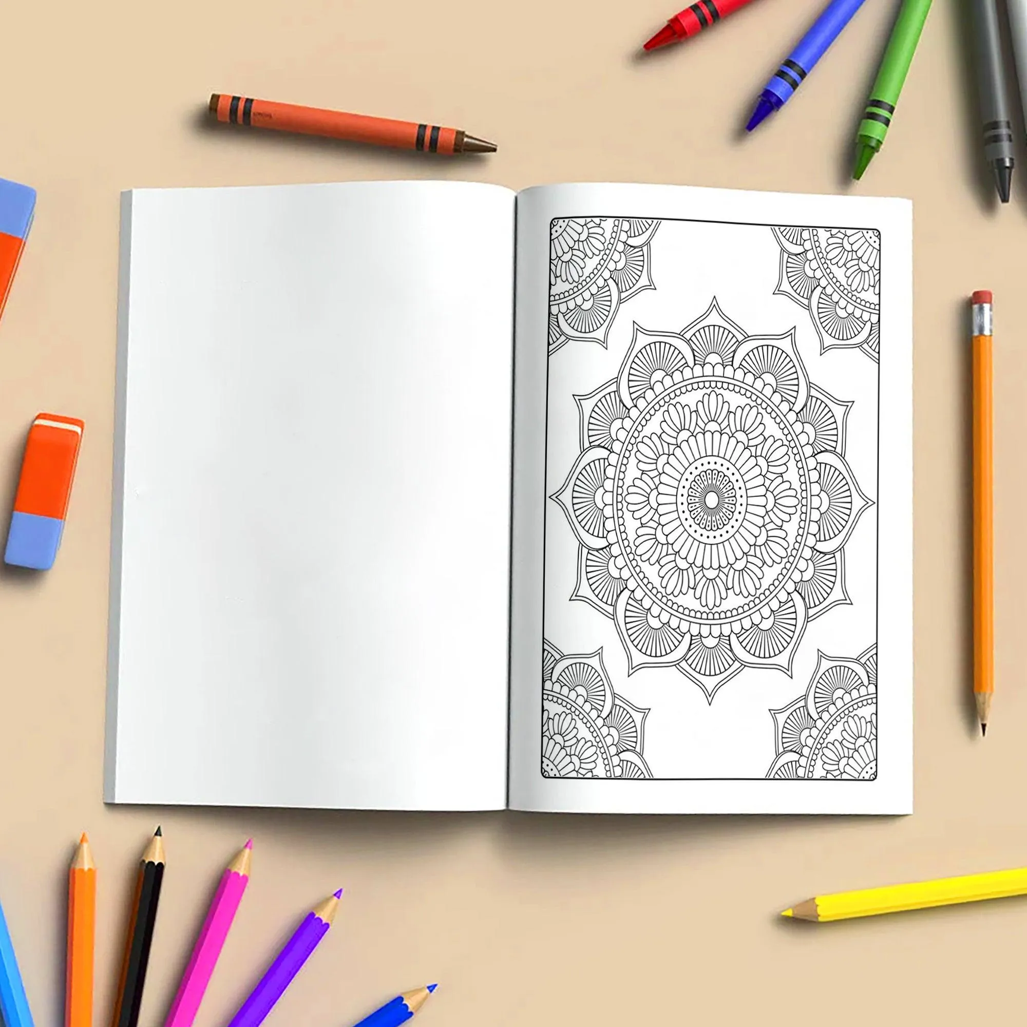 Petal Mandalas – Mandala Coloring Pages – 48 Pages – Intricate, Symmetrical, Nature-Inspired – For Adults - image 4