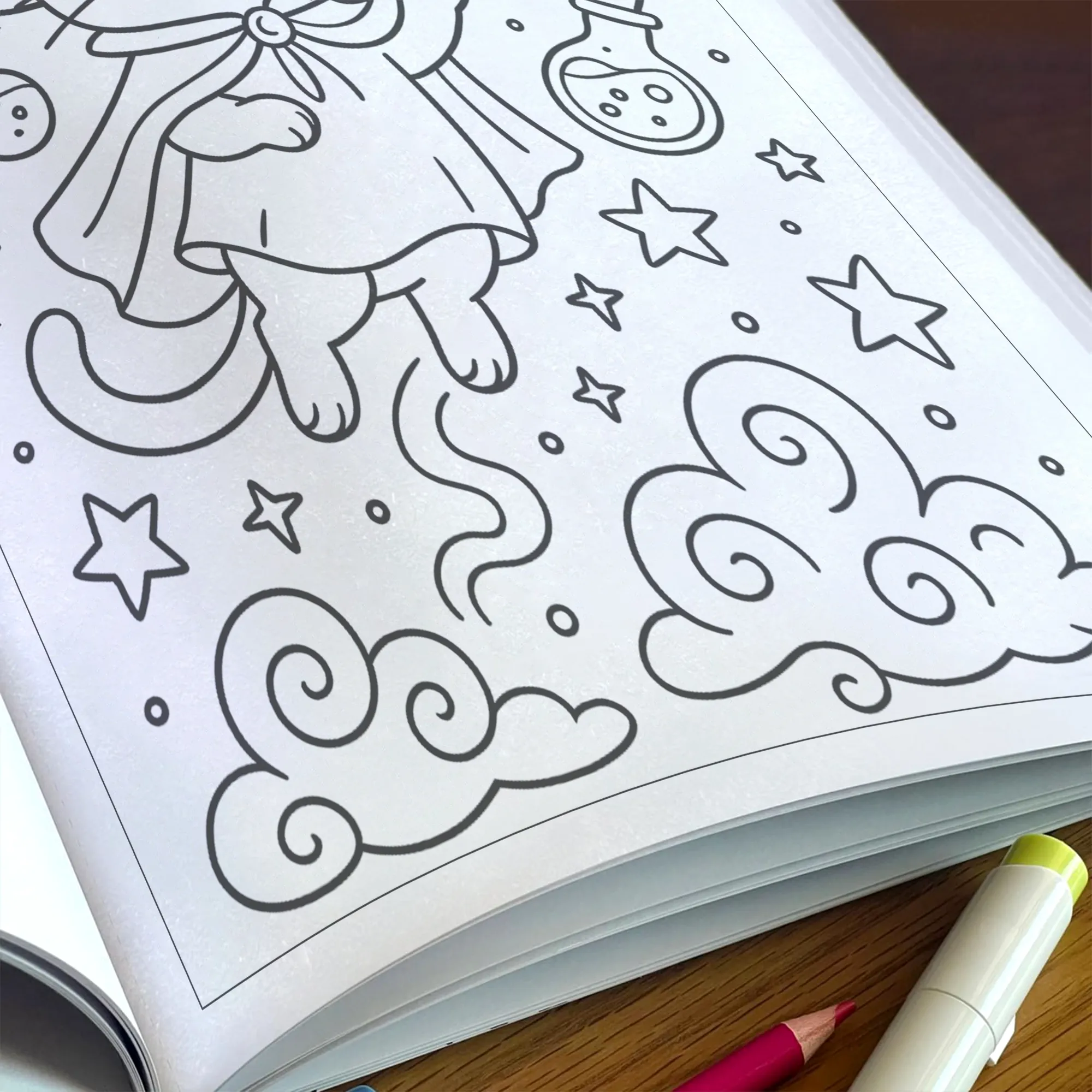 Whimsical Cat Coloring Book – Relaxing & Imaginative Artwork for All Ages - image 6