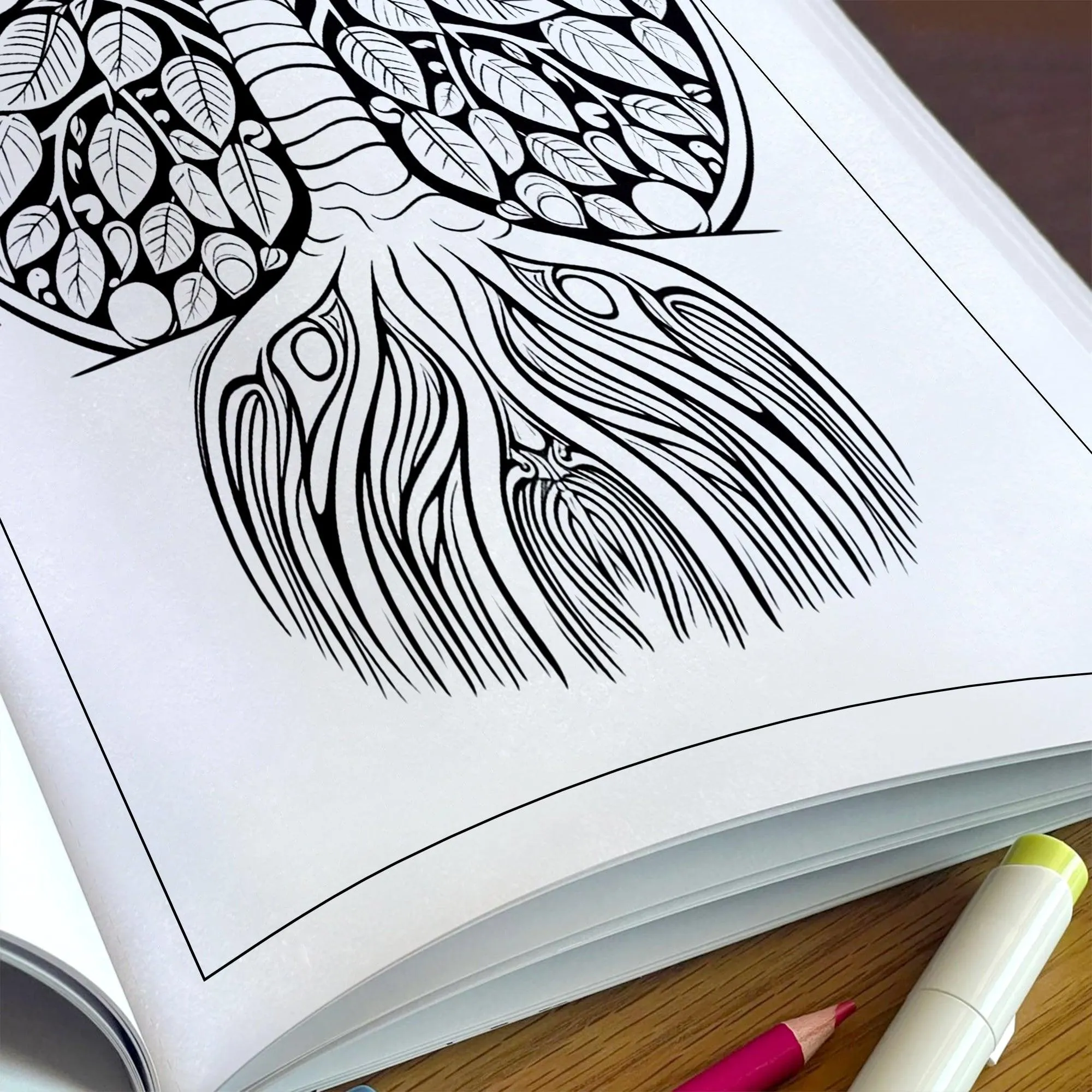 Divine Tree Mandalas Coloring Pages – 48 Spiritual and Nature Mandalas for Adults - image 5