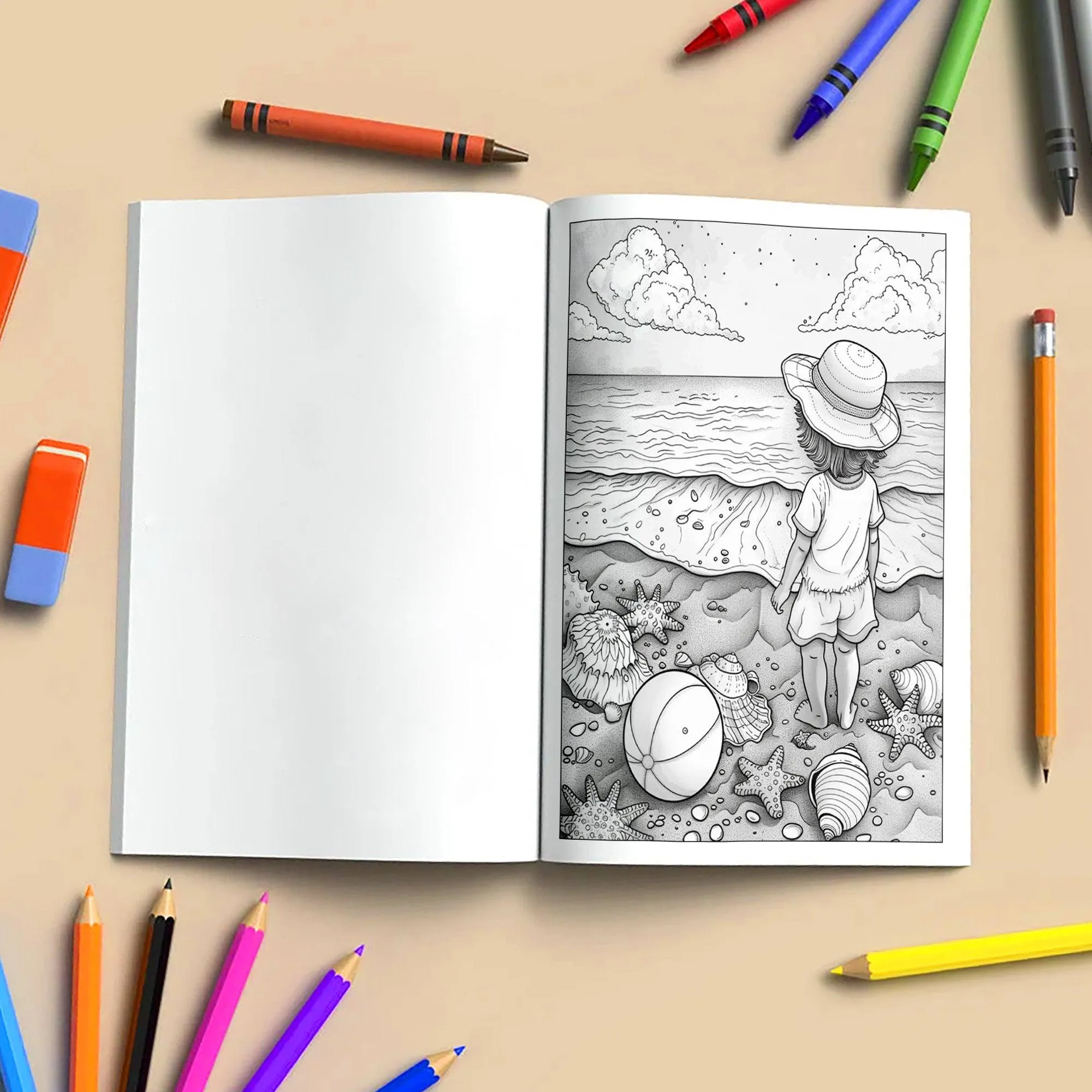 Aloha Adventures in Hawaii Coloring Pages – 48 Summer Fun Designs for Kids - image 4