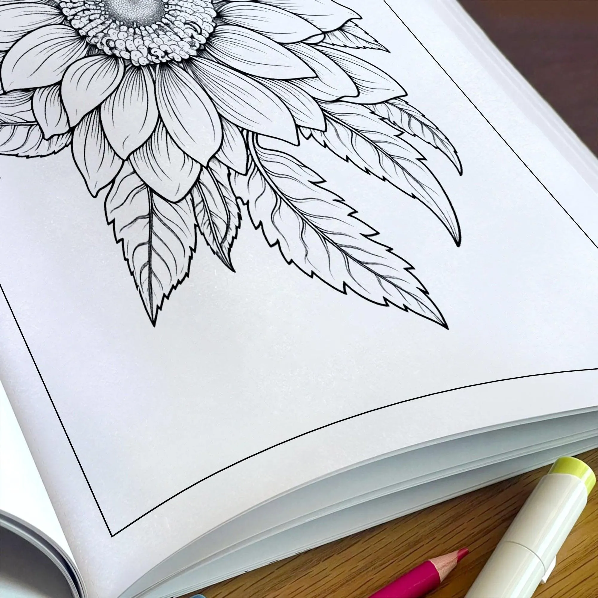 Sunflower Mandala Bliss Coloring Pages – 48 Floral Designs for Adults - image 5