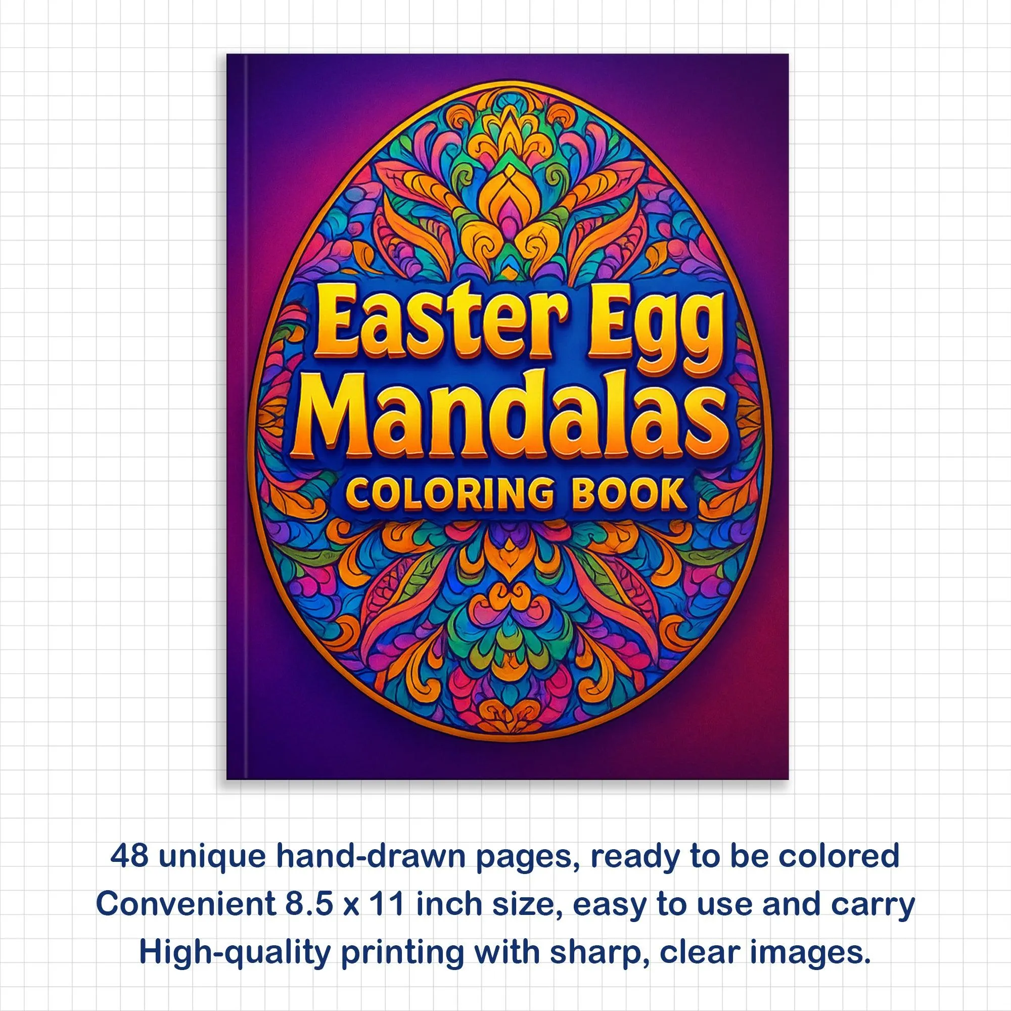 Easter Egg Mandala Coloring Pages – 48 Spring Designs for Adults - image 3