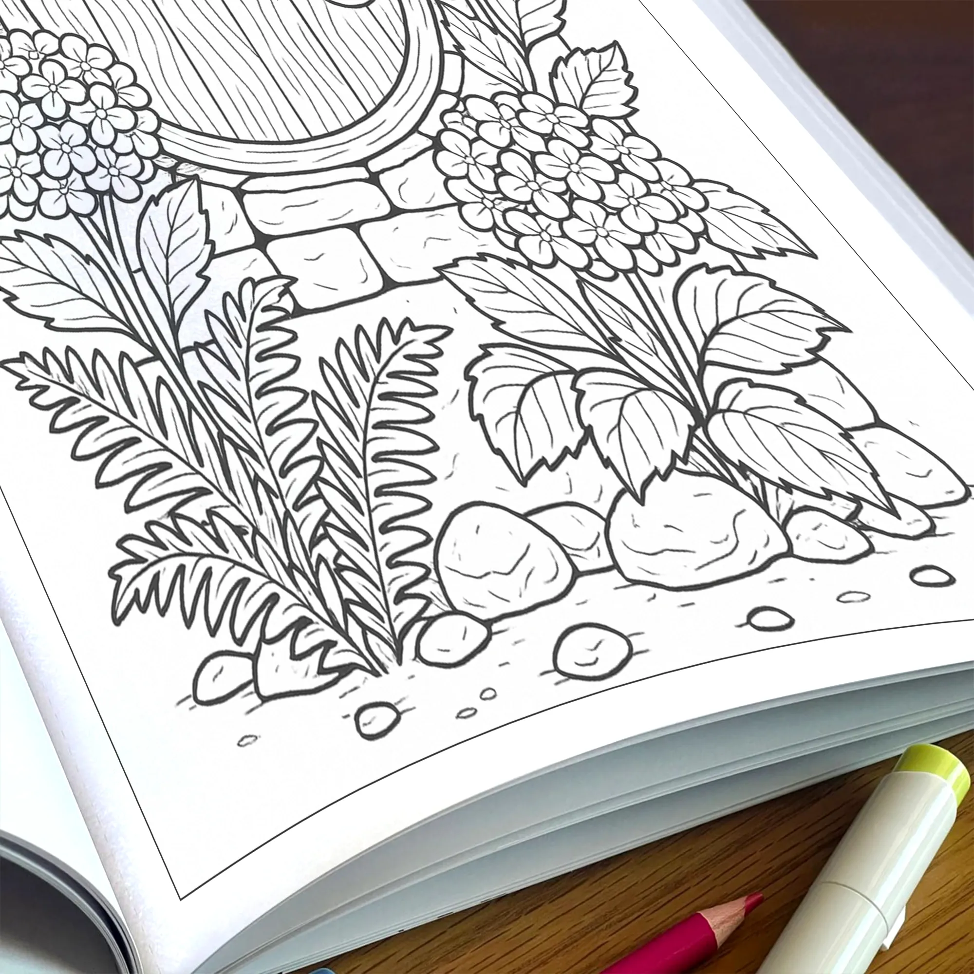 Secret Garden Doors Coloring Pages for Kids – 48 Magical Door Scenes - image 6