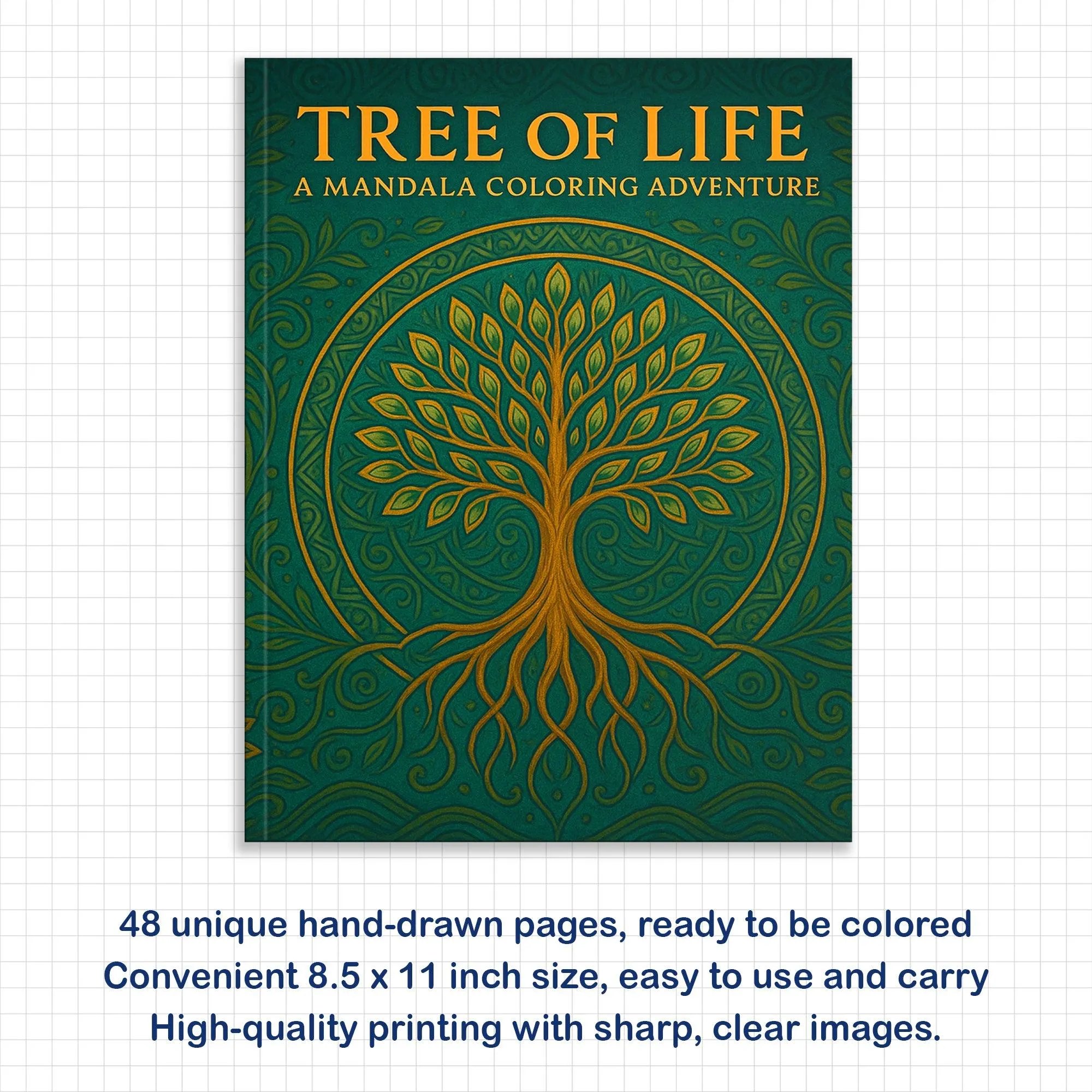Tree of Life Mandala Coloring Book – Inspirational Nature Designs to Calm Your Mind - image 4
