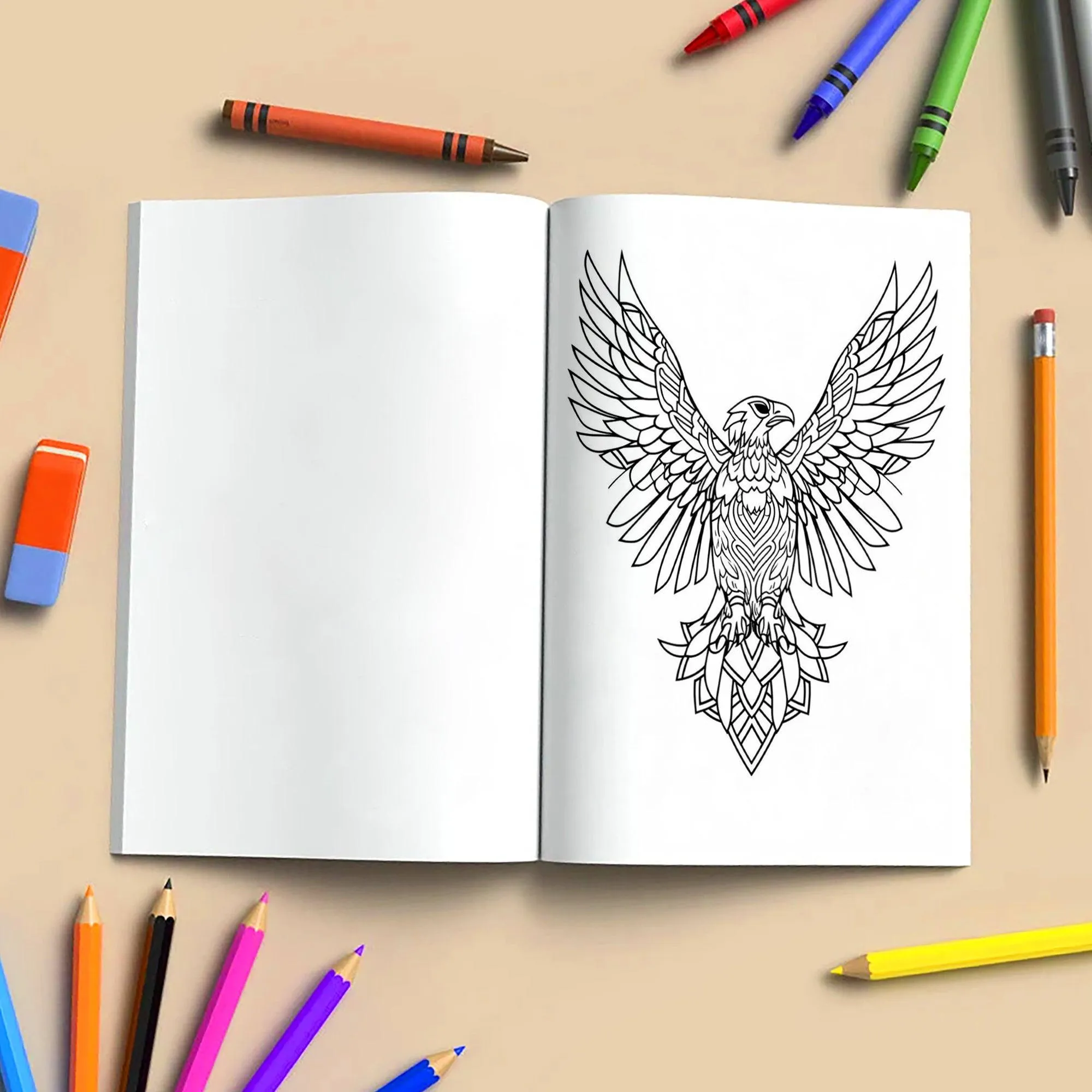 Mandala Creatures – Animals Coloring Pages – 48 Pages – Detailed Animal Mandalas, Artistic Zen Designs, Stress Relief – For Adults - image 4