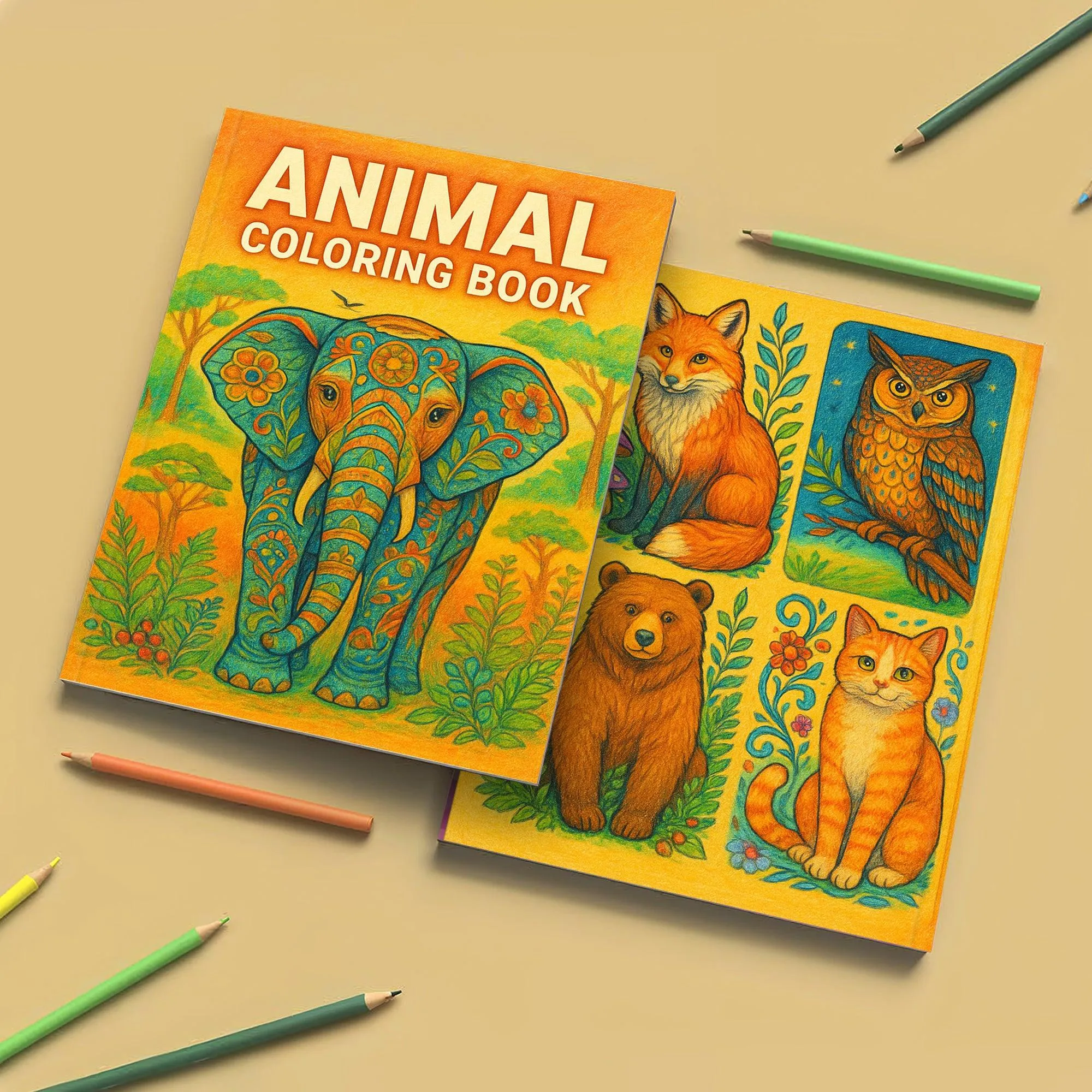 Animal Coloring Book - Coloring Fun with Rhinos, Monkeys, Lions & More - image 7