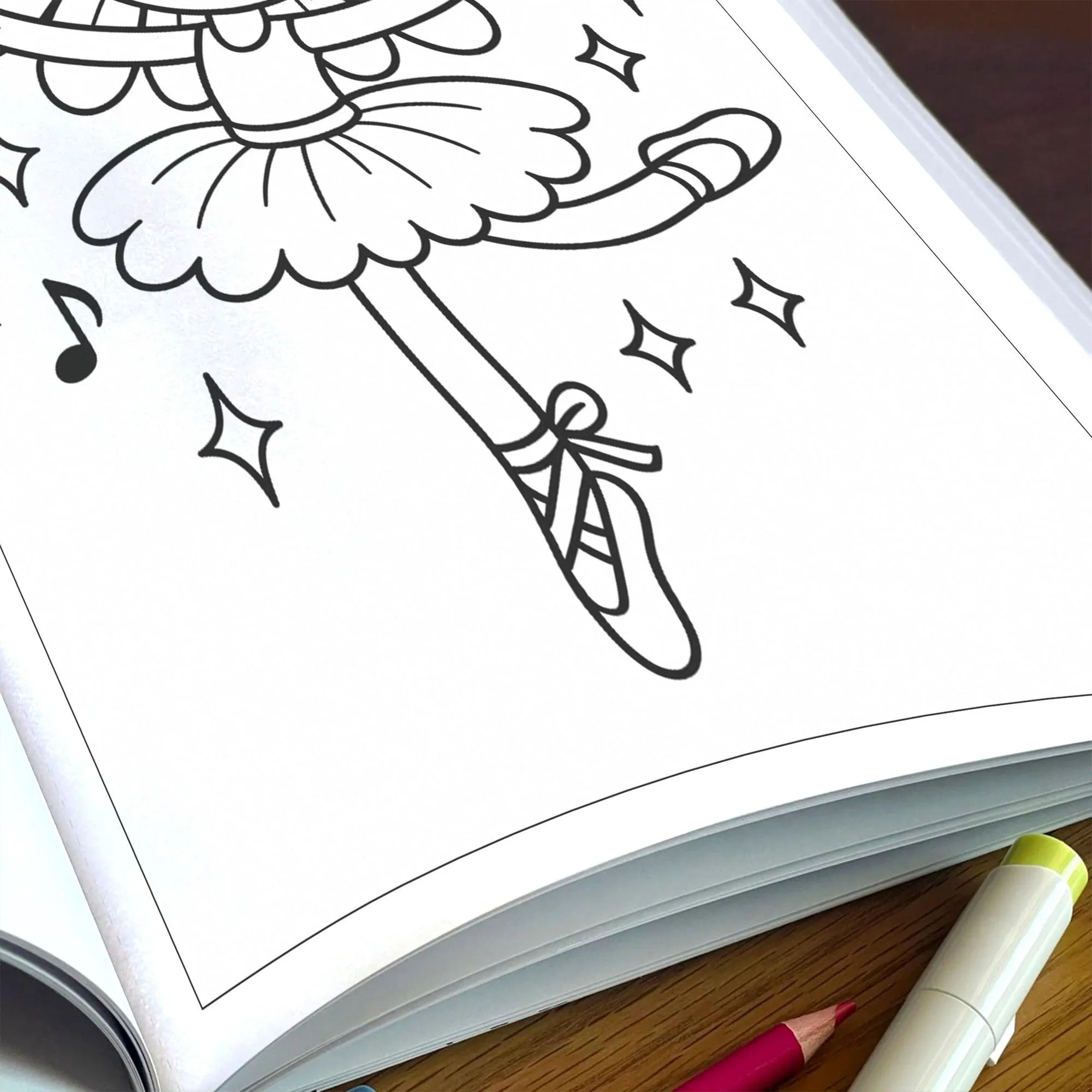 Dancing Flower Friends– Flower Coloring Pages – 48 Pages - Cute, Whimsical, Ballerina Blooms – For Kids - image 6