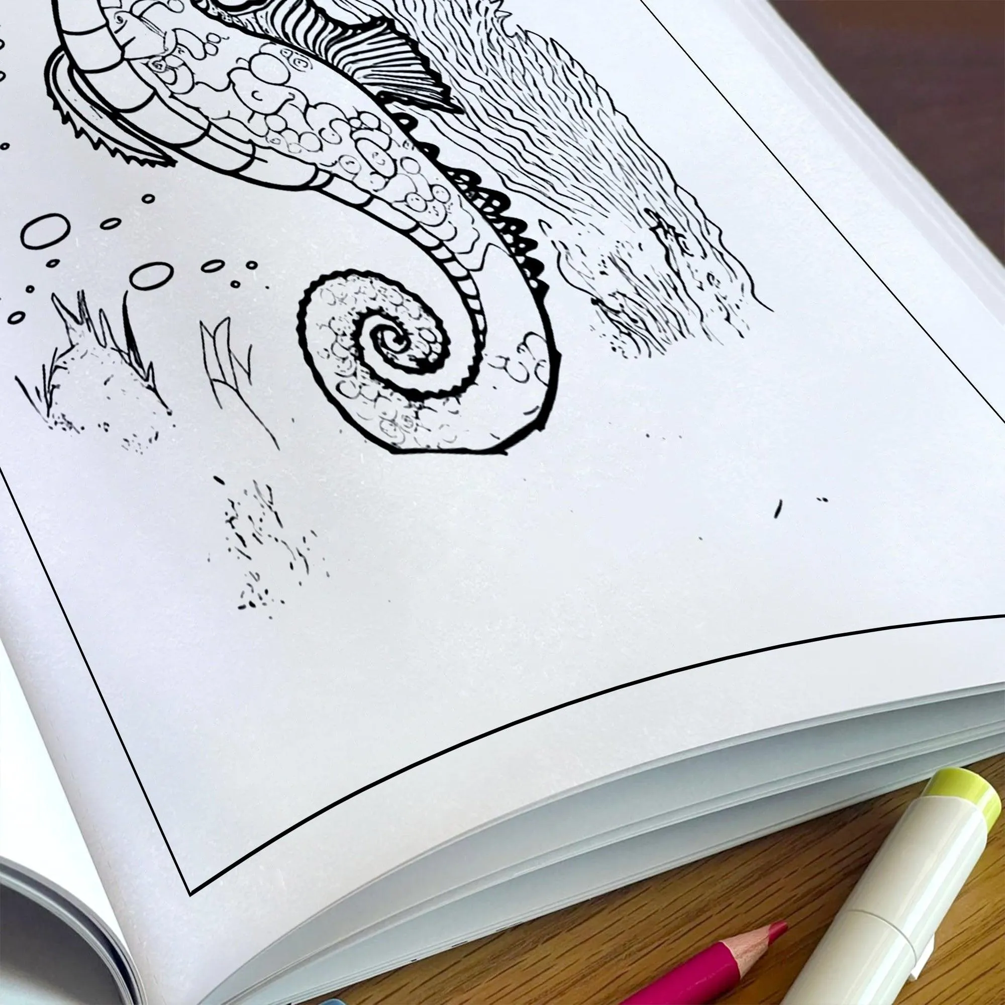Ocean Wonders Coloring Pages – 48 Pages – Fun Sea Creatures – For Kids - image 5