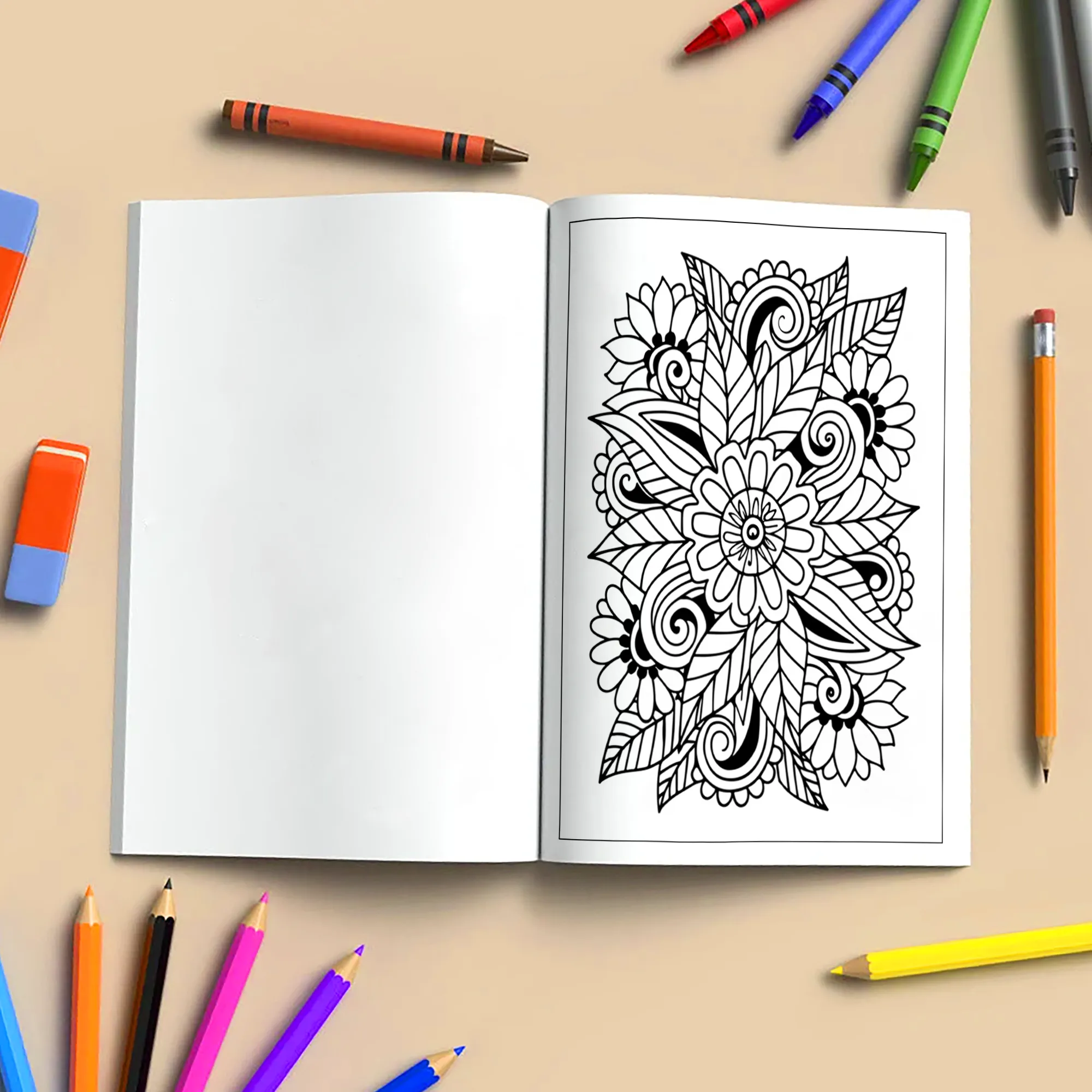 Peaceful Petals - Mandala Coloring Pages – 48 Relaxing Mandala Designs for Adults - image 4