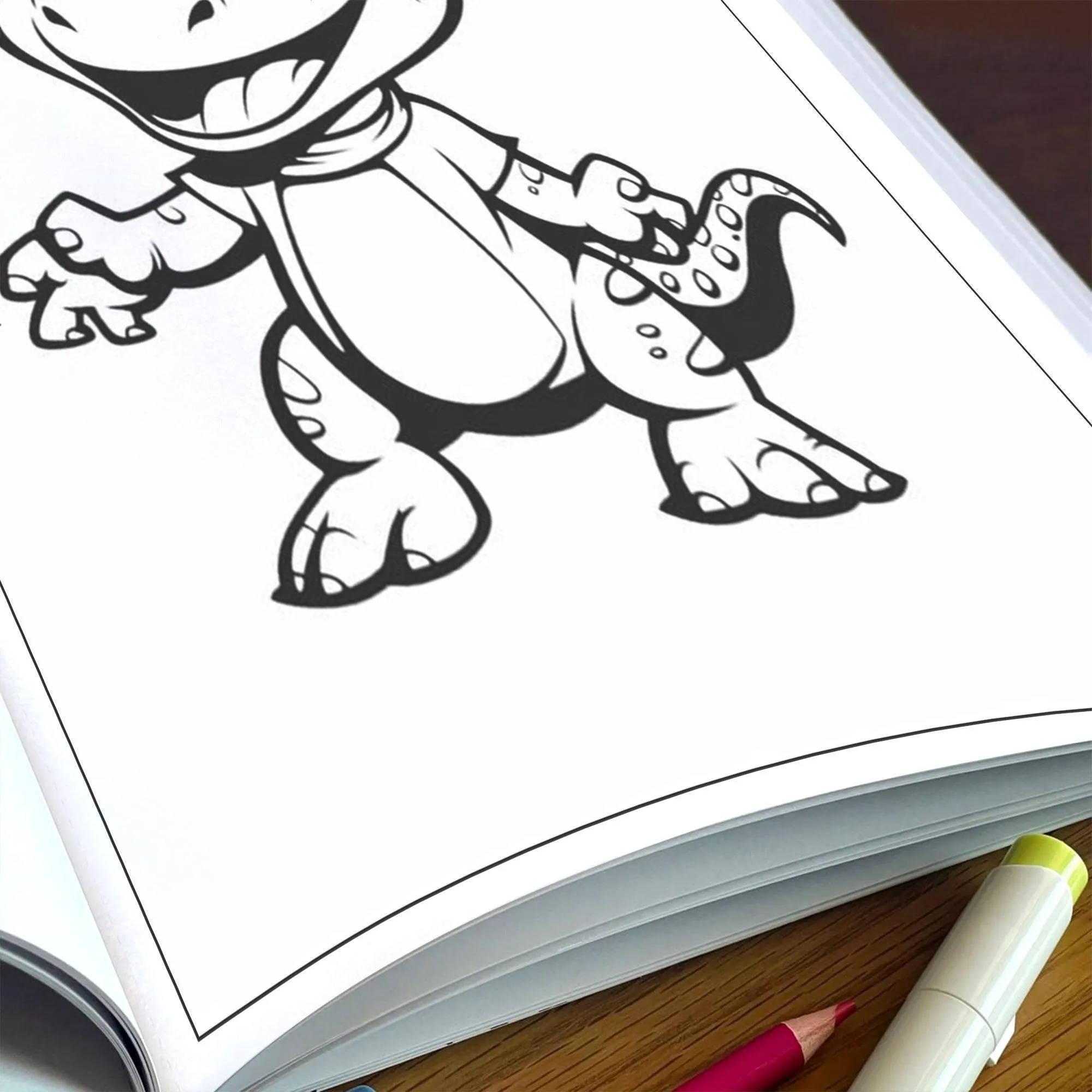 Happy Little Dinosaurs – Dinosaur Coloring Pages – 48 Pages – Adorable, Fun-Loving, Beginner-Friendly – For Kids - image 5